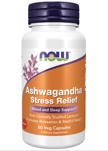 Ashwagandha Stress Relief with Lactium. With Clinically Studied Lactium® Promotes Relaxation & Restful Sleep