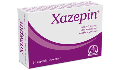 Xazepin est un complément alimentaire à base de Lactium® (protéines de lait hydrolysées)