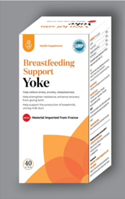 Yoke Breastfeeding support is a dietary supplement with Lactium